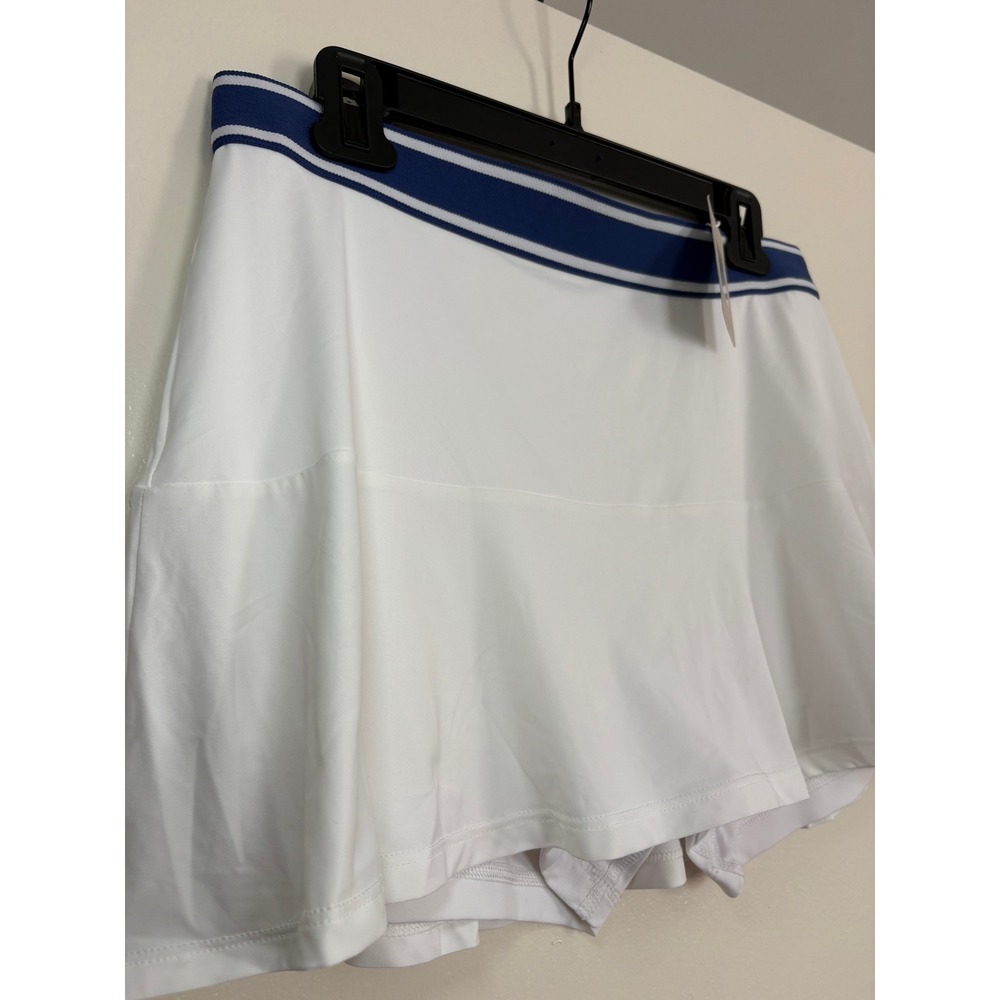 NWT Women's Peter Millar Francoise Court Skort Large White LF22EB100 Striped - Picture 6 of 9